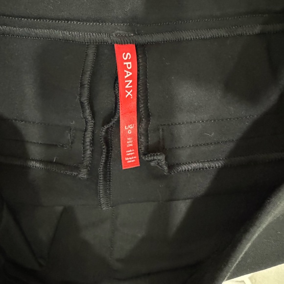 Spanx perfect slim straight pants black size Large tall - Picture 7 of 8